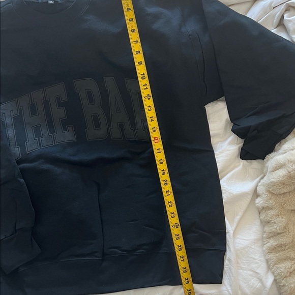 The Bar Signature Black Varsity Sweatshirt - Picture 4 of 4
